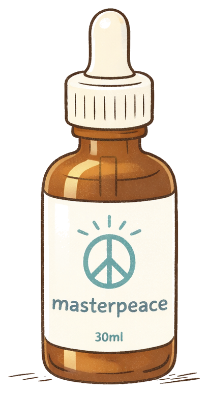 MasterPeace 30ml Amber Dropper Bottle